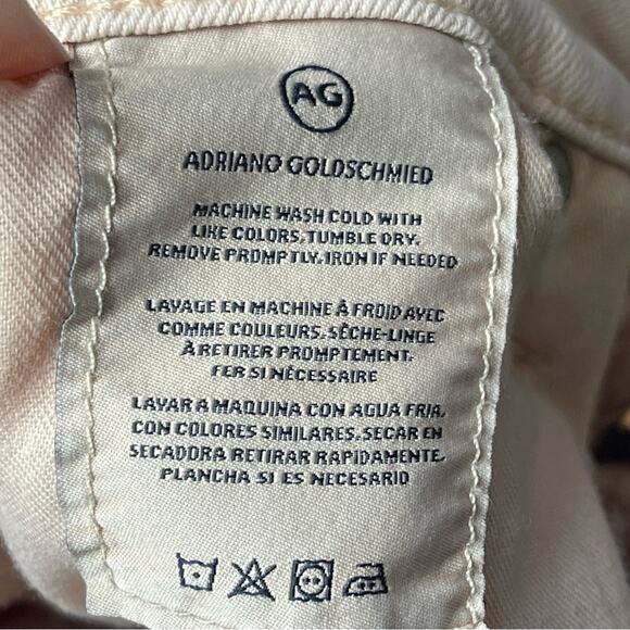 AG The Isabelle High-Rise Straight Crop Jeans, Blush, Casual, Weekend, 32 - Picture 11 of 16